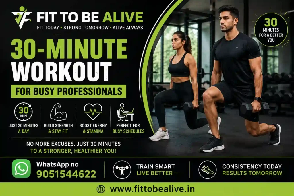 30-Minute Workout for Busy Professionals