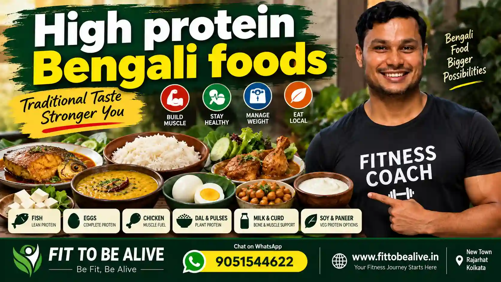 high protein Bengali foods